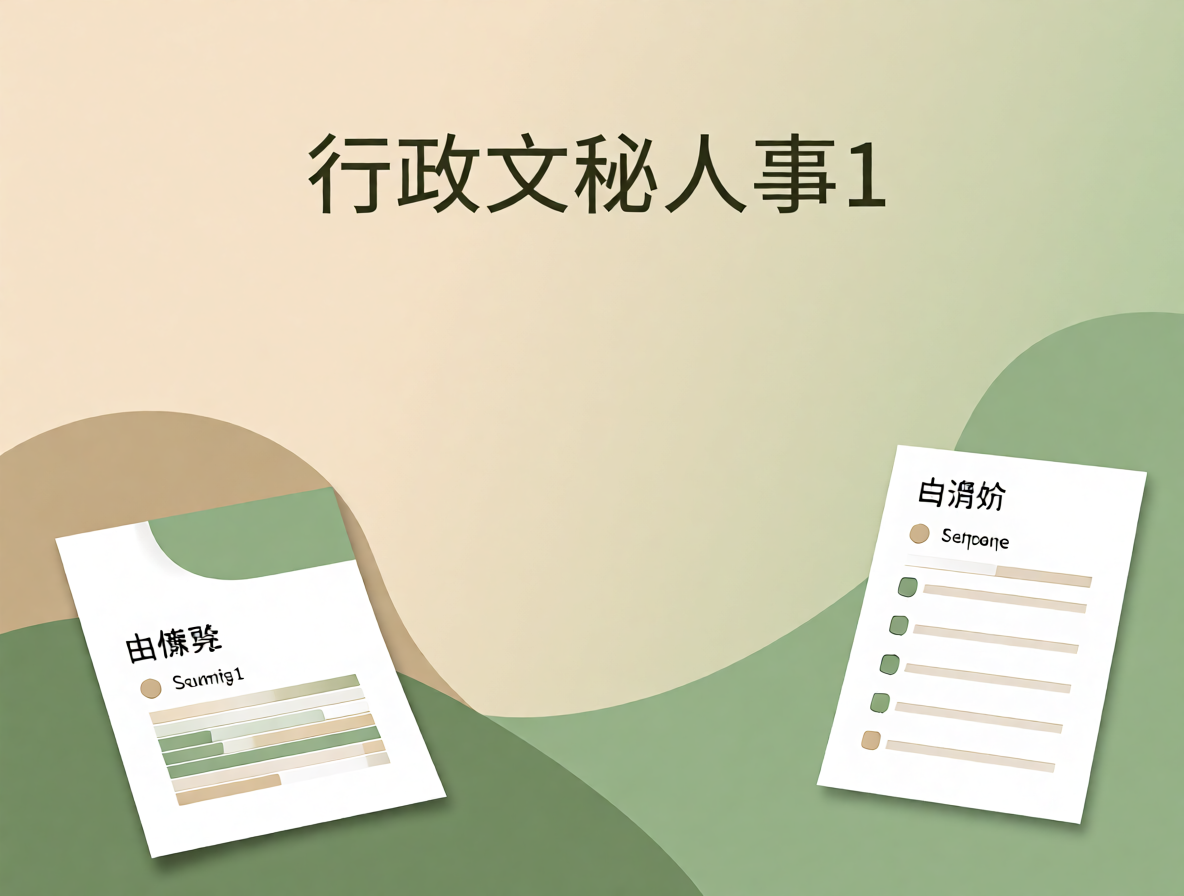 前台文员简历模板封面